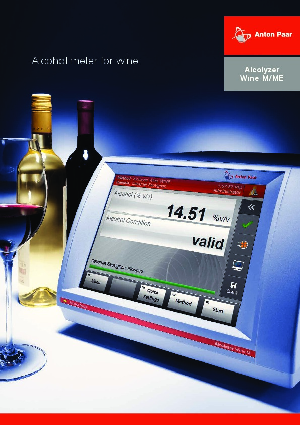 Image du document pdf : C83IP003EN_E_Brochure_Alcolyzer_for_wine Image du document pdf : C83IP003EN_E_Brochure_Alcolyzer_for_wine