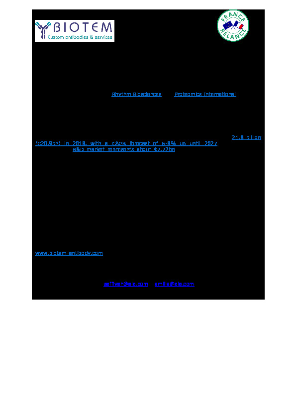 Brochure - Biotem - press release: elisa & lateral flow production unit ...