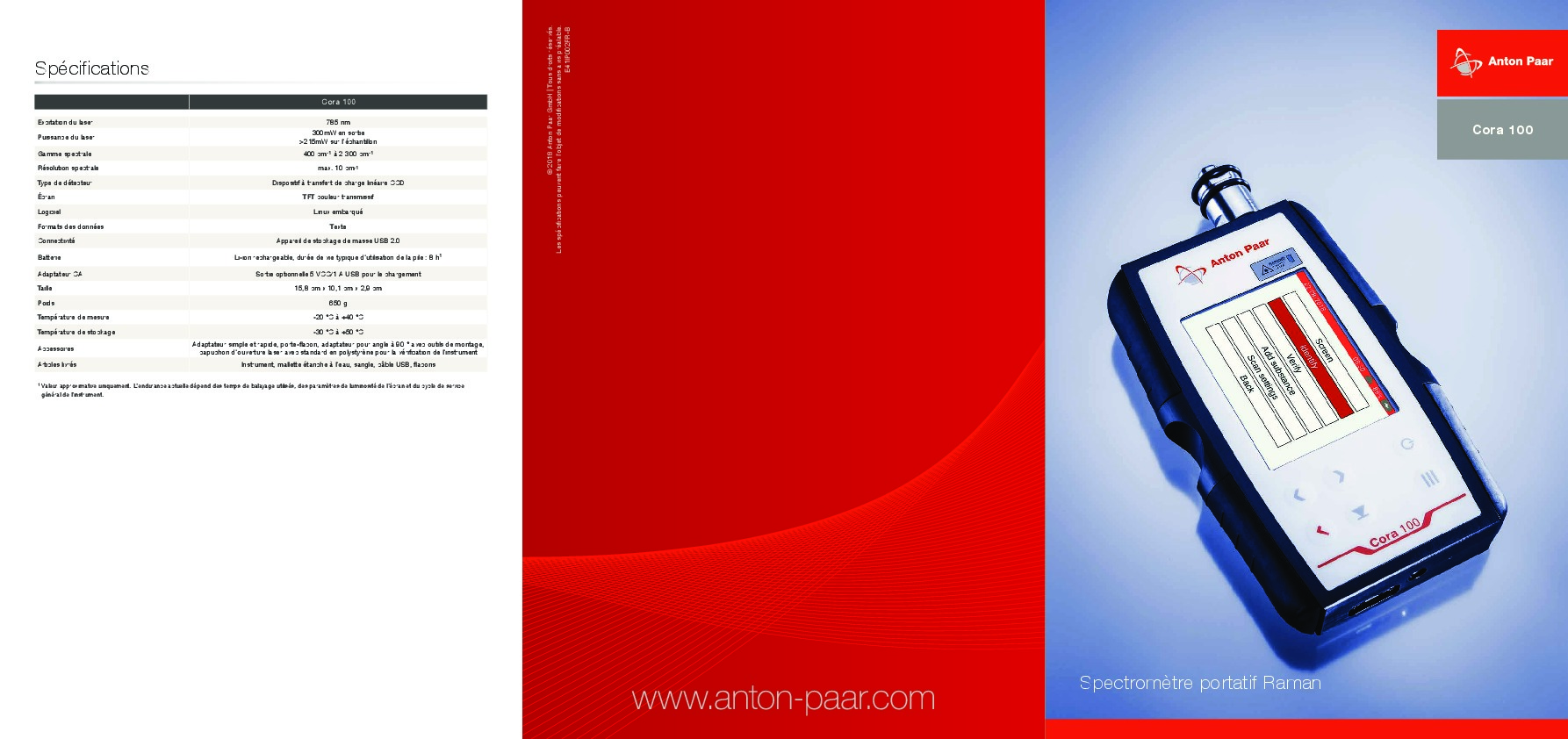 Image du document pdf : E41IP002FR-B_Cora_100_Brochure Image du document pdf : E41IP002FR-B_Cora_100_Brochure