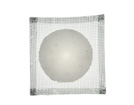 Visuel deGrille métallique avec disque en fibre de céramique 